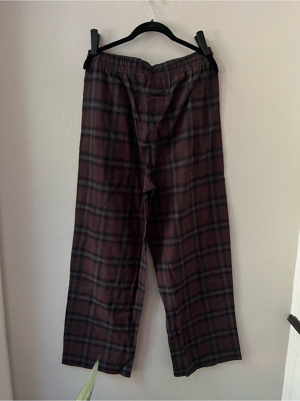 SKIMS FLANNEL UNISEX SLEEP PANTS IN PHOENIX PLAID M - Picture 3 of 6